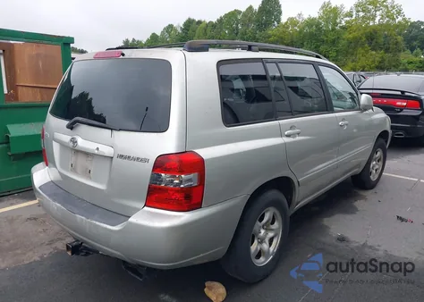 2005 Toyota Highlander from USA, damaged, VIN JTEGD21A750120421